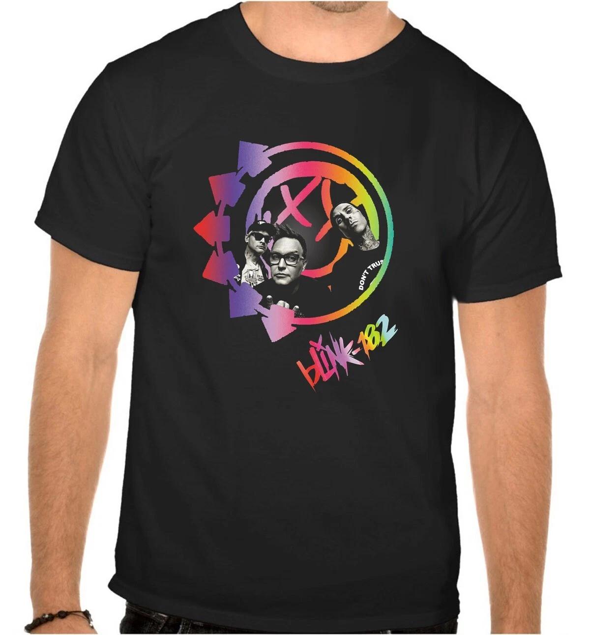 Blink 182 Punk Rules Rock Music BLACK T-Shirt - 1182- 4XL