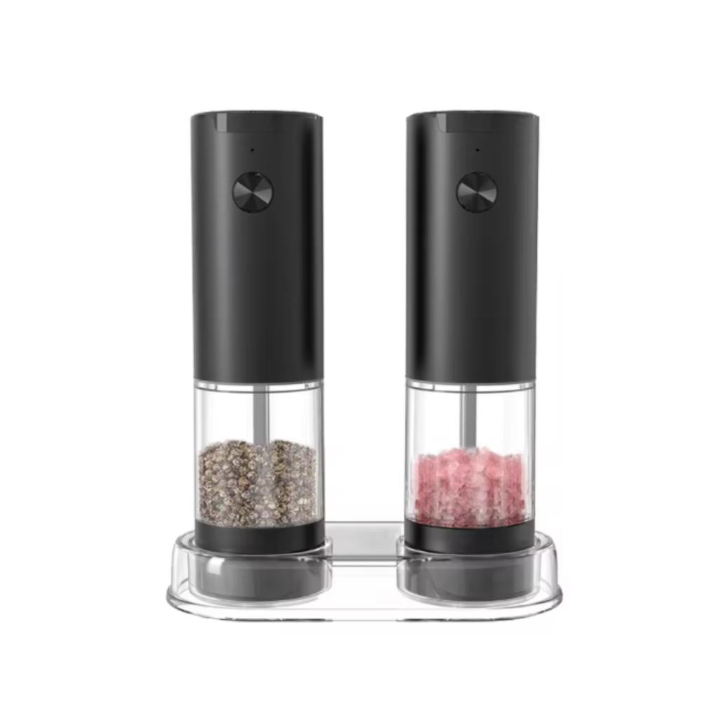 With Adjustable Coarseness Automatic Spice Mill Refillable Salt and Pepper Grinding Bottle Cooking