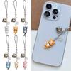 Practical Handmade Beadwork Cats Hanging Ornament Versatile Phone Charm Portable for Styles Upgrades Daily Use