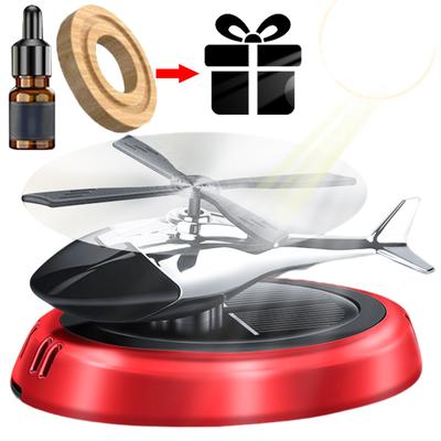 Helikopter Güneş Enerjili Dönen Araba Parfüm Difüzörü Hava Tazeleyici Süsler Araba Kokusu Dekorasyonu Deodorant Parfüm Araba Difüzörü