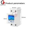 Single Phase Two Wire LCD Digital Display Wattmeter Power Consumption Energy Electric Meter KWh AC 230V 50Hz Electric Din Rail