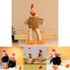 Cuddly Chicken Run Plush Toy Soft Cartoon Animals Pets Chewing Doll