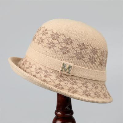 Autumn Winter Hat Women's Winter Thermal Basin Hat Knitted Bucket Hat