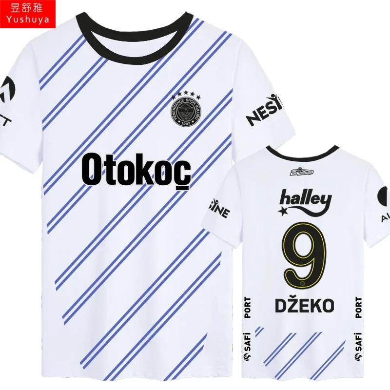 Místský Super Fenerbahce Tým Dzeko Fotbalové Tričko Pánské Dámské Fanoušci Krátký Rukáv Tričko 3D Tištěné Dětské Sportovní Tričko Oblečení