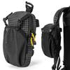 Outdoor Shoulder Strap Mesh Water Bottle Pouches With Double Storage Compartments For Hiking Cycling Small Items Carry