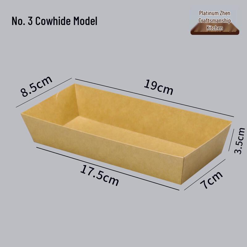 Platinum Chef Food Grade Disposable Kraft Paper Trays