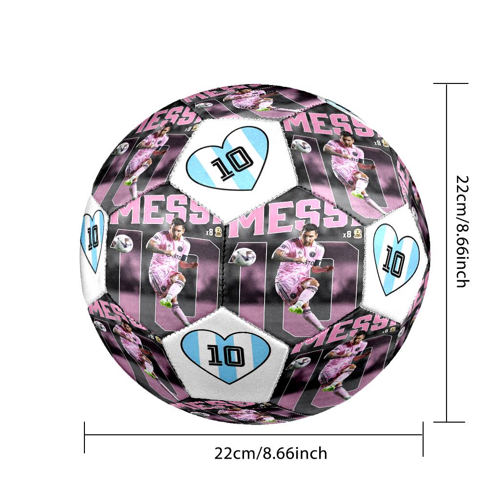 Messi 10 Number Soccer Legend Size 5 Soccer Football Machinestitched Indooroutdoor Universal Football Sports Enthusiast Gifts