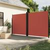 Vidaxl Foldable Side Awning, Terracotta, 220X1200 Cm