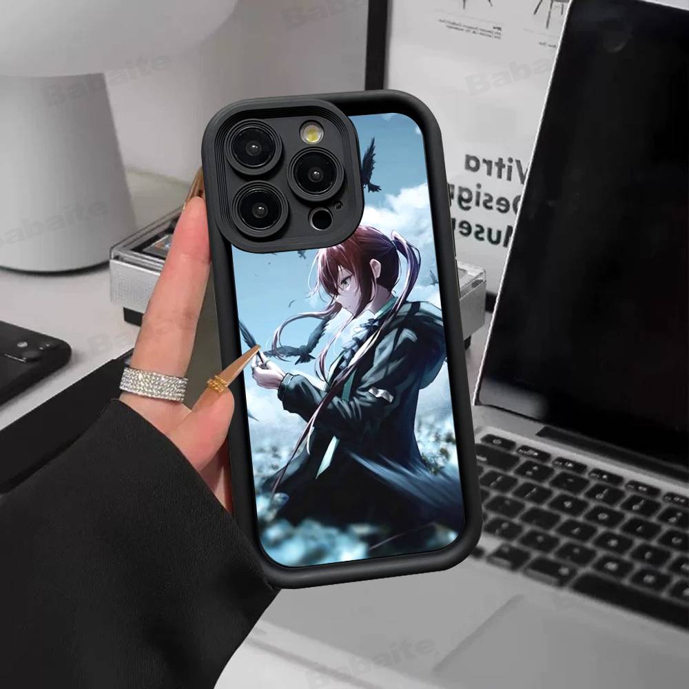 

Game Arknights Amiya Silicone Soft Phone Case For IPhone 17 16 15 14 Plus 13 12 Mini 11 Black Cover iPhone 16pro max