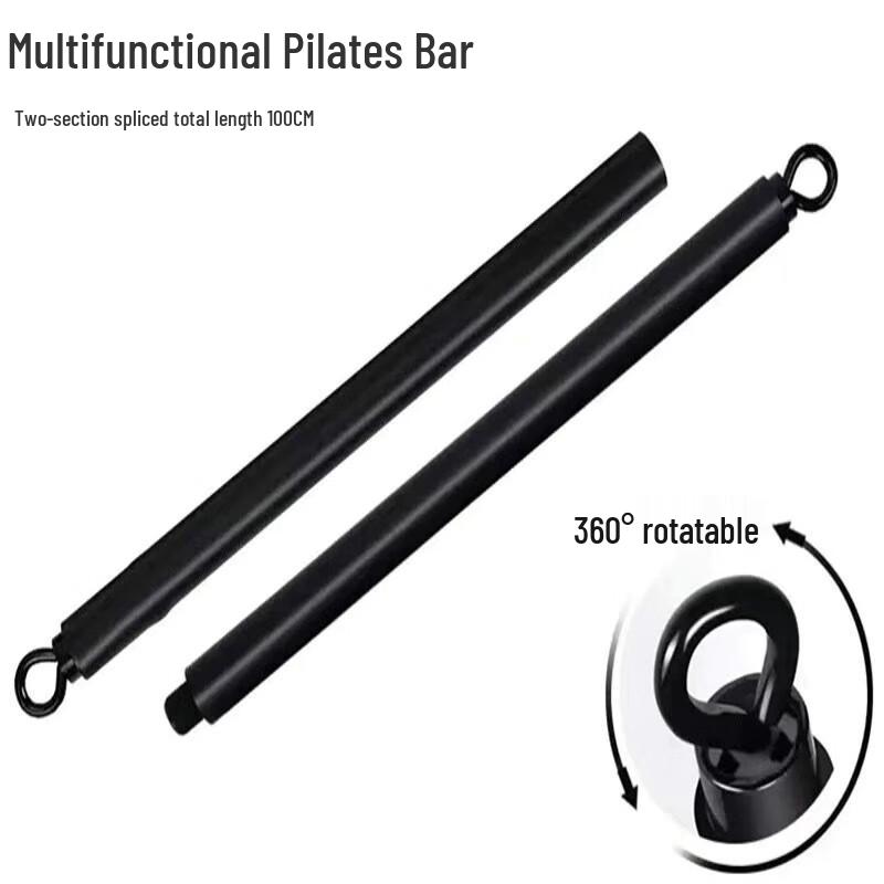 WEZHO 3-Section Pilates Resistance Band Bar