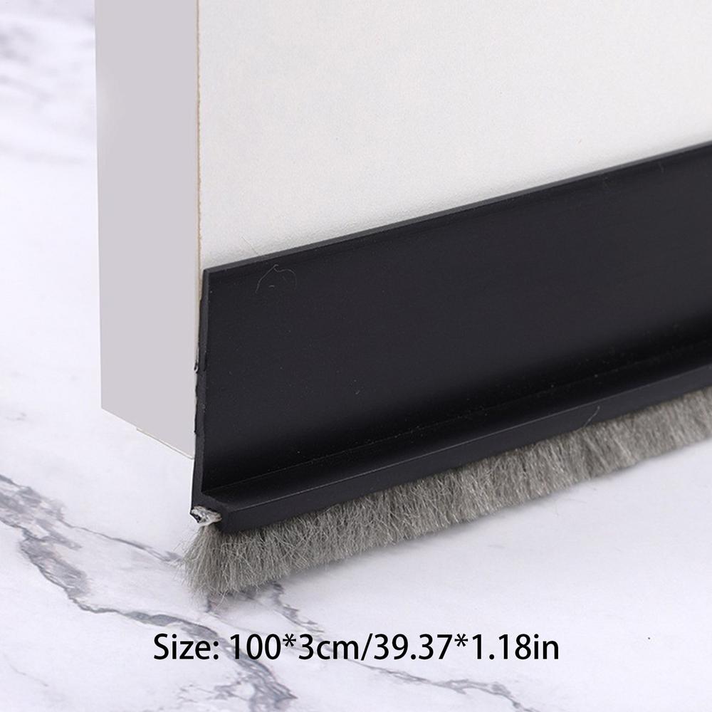 Door Weather Stripping Waterproof Bottom Sealer Draft Stopper Flexible Weather Stripping Window Sealer Draft Blocker For Living