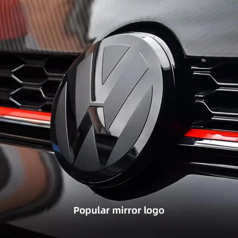 XJBRL1 Car Front Grille Emblem Badge Cover Rear Trunk Lid Sticker For VW Polo GOLF 6 7 8 Passat B6 B7 B8 Variant CC Tiguan Atlas Jetta
