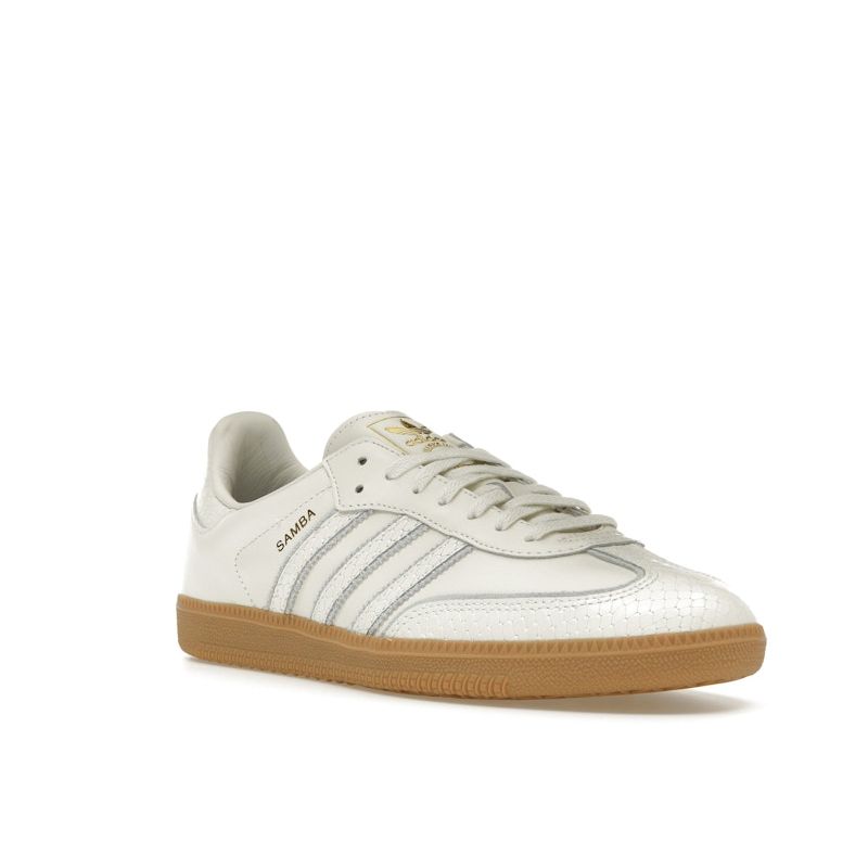 Adidas Samba OG Snakeskin Pack Unisex Sneakers White Core-White Gum IF1985