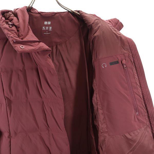 Uniqlo Palton puf fără cusături S vișiniu Parker Femei Folosit