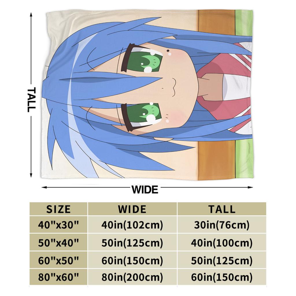 Konata izumi L-Lucky S-Star Blanket Warm Novelty Plush Bedding Throws For Child Couch Bed Flannel Bedspread Bed Cover