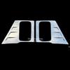 Chrome door handle covers and right for Isuzu 07 Elf and 07 Forward Five Star Customizable decoration (left set) Giga. truck.