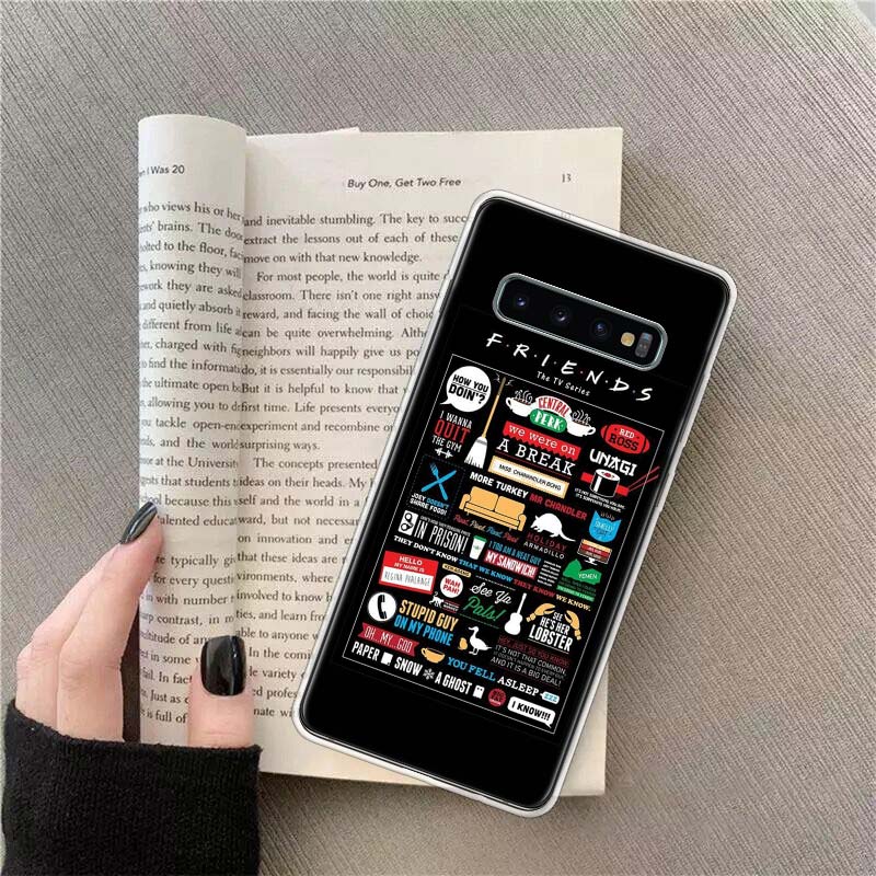 Central Perk Coffee Friend TV Phone Case For Samsung S24 S23 FE S22 S25 Ultra S21 Plus Galaxy S20 FE S25 Edge Cover Capa Soft TP