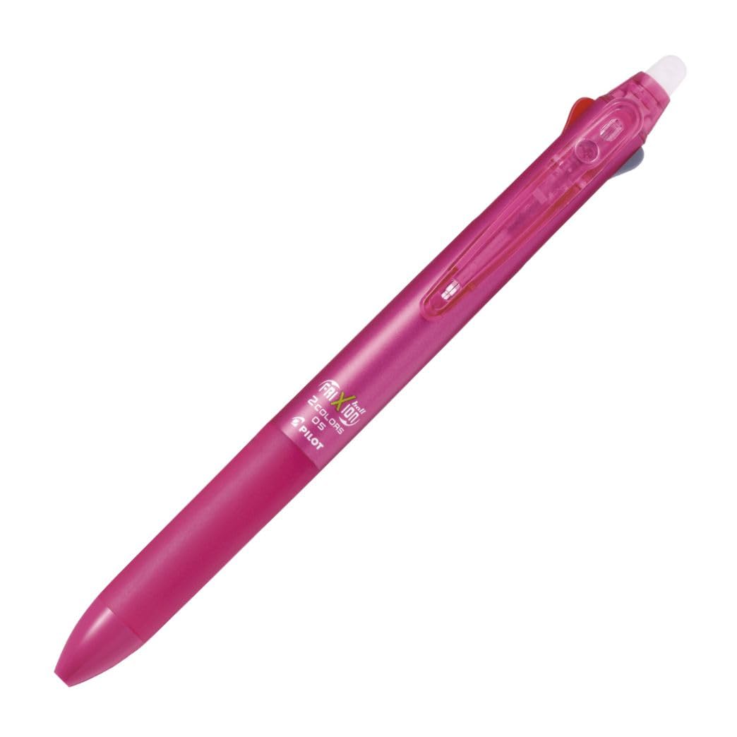 Pilot FriXion Ball 2 Erasable Ballpoint LKFB40EFP 0.5  Two-Color Pen, Pink, розовый