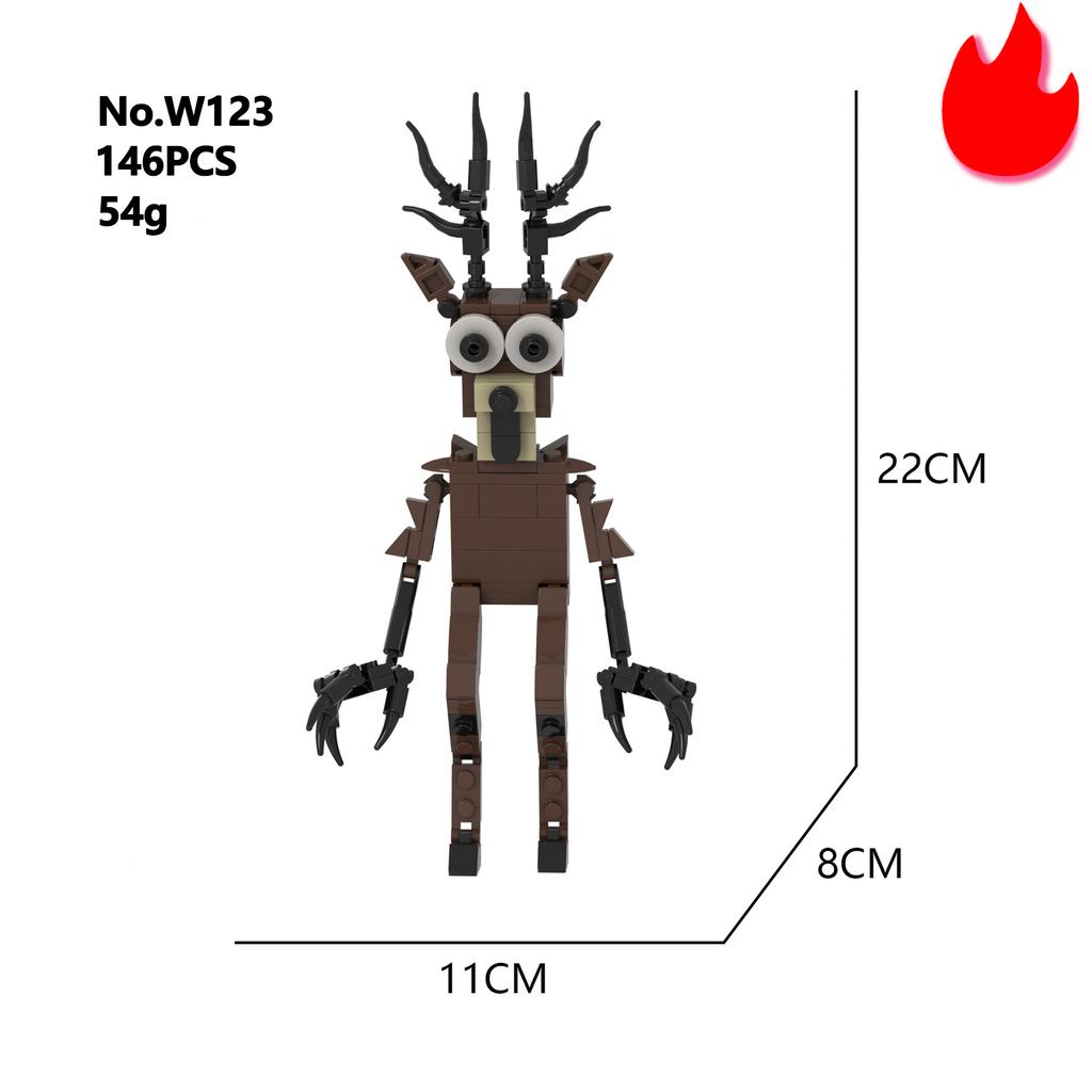 Non-Toxic 99 Nights In The Forest Deer Building Blocks Set 99 Nights In The Forest Deer Blocks For Children Christmats Toys Birthday Gifts
