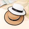Beach Hat Large Brim UV-proof Flat Top Fashion Summer Women Visor Cap for Outdoor