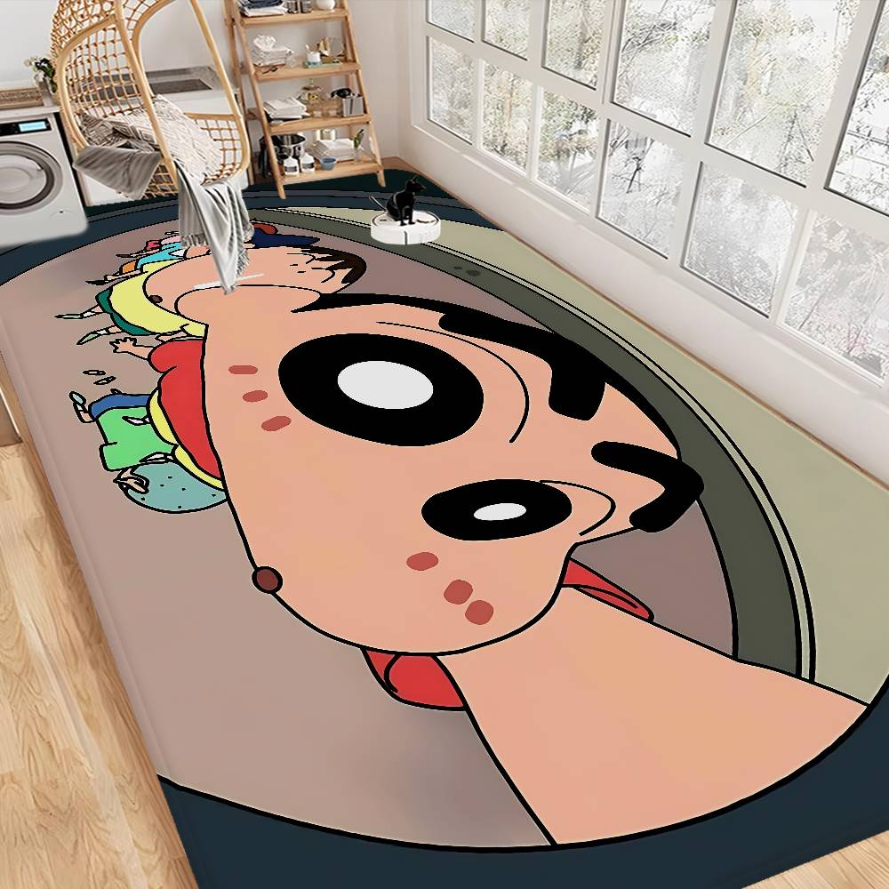 Crayon Shin-Chan Entrance Door Mat Nordic Style Bedroom Living Room Doormat Home Balcony Anti-Slip Modern Home Decor