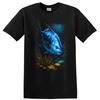 Blue Fish Graphic T Shirt Ocean Art Design Cool Fishy Tee Gift for Fisherman