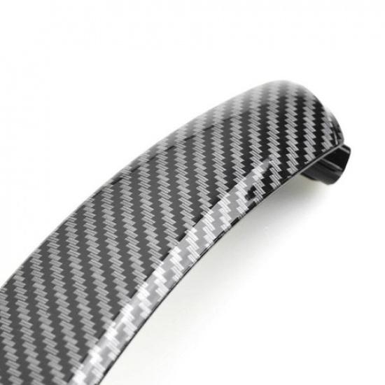 Carbon Fiber Door Handle Pull Trim Cover For BMW E70 X5 X6 E71 E72 2007-2015 ABS