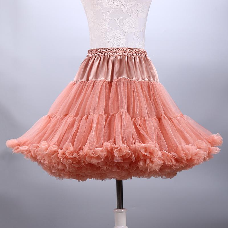 Falda Media de Malla para Adulto Cosplay Boda Enagua – Estilo Lolita