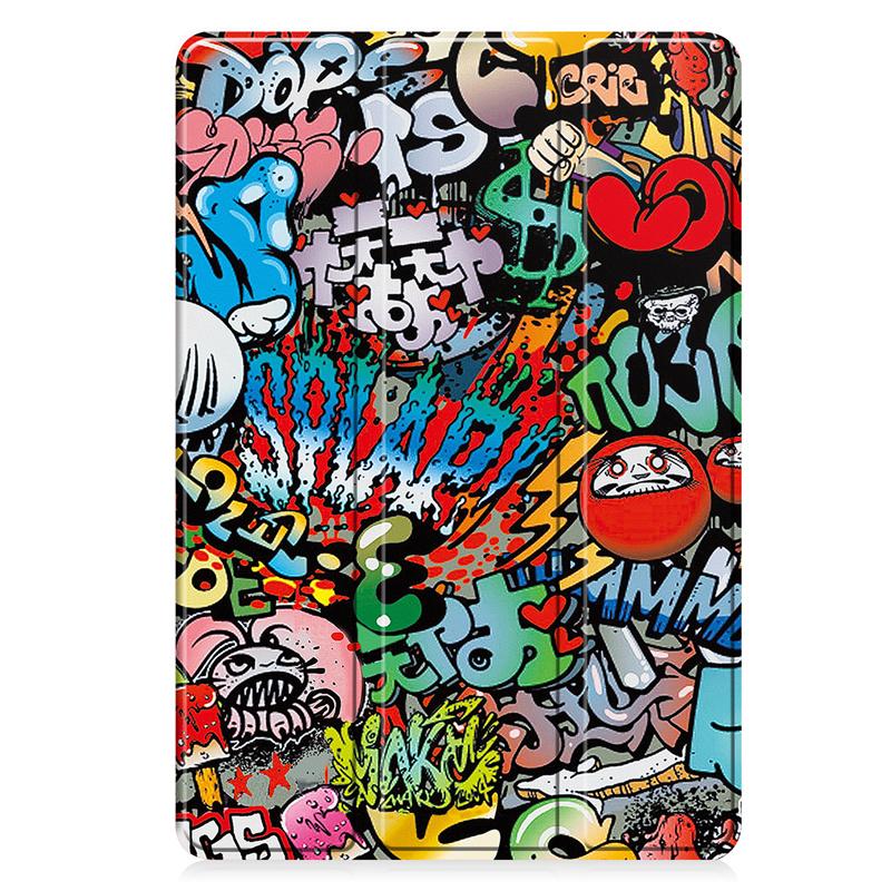 Coque For Samsung Tab S10 FE Case Magnetic PU Leather Fold Smart Cover For Galaxy Tab S9 FE / S10 FE 10.9 Case With Pen Holder