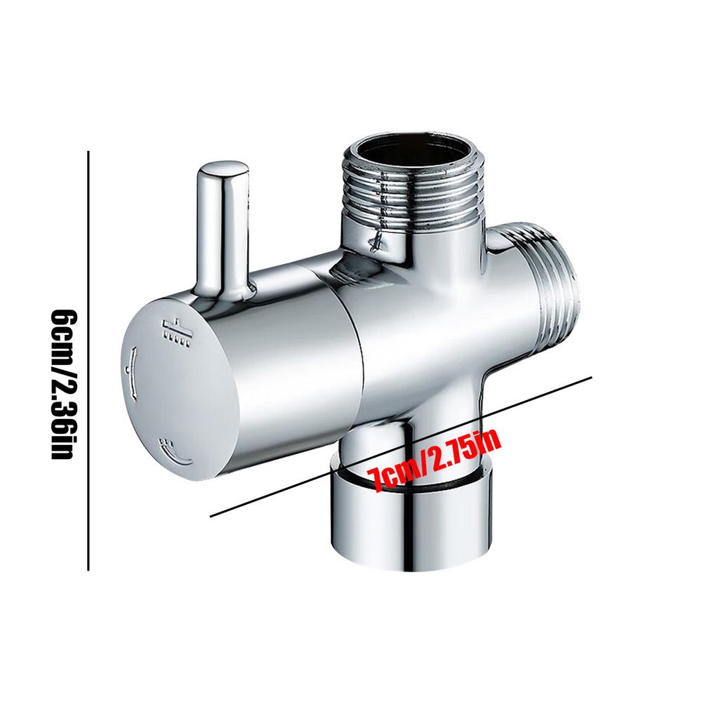 Переключатель душевого рычага Разветвитель душевого рычага Переключающий клапан для душевой лейки Латунь 1/2 дюйма Клапан для раковины Переключатель Смеситель