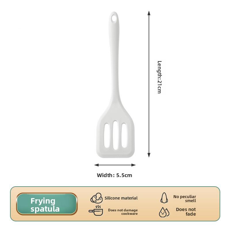 All-in-one silicone spatula, food-grade, high-temperature resistant oil brush, egg beater, home baking tool set