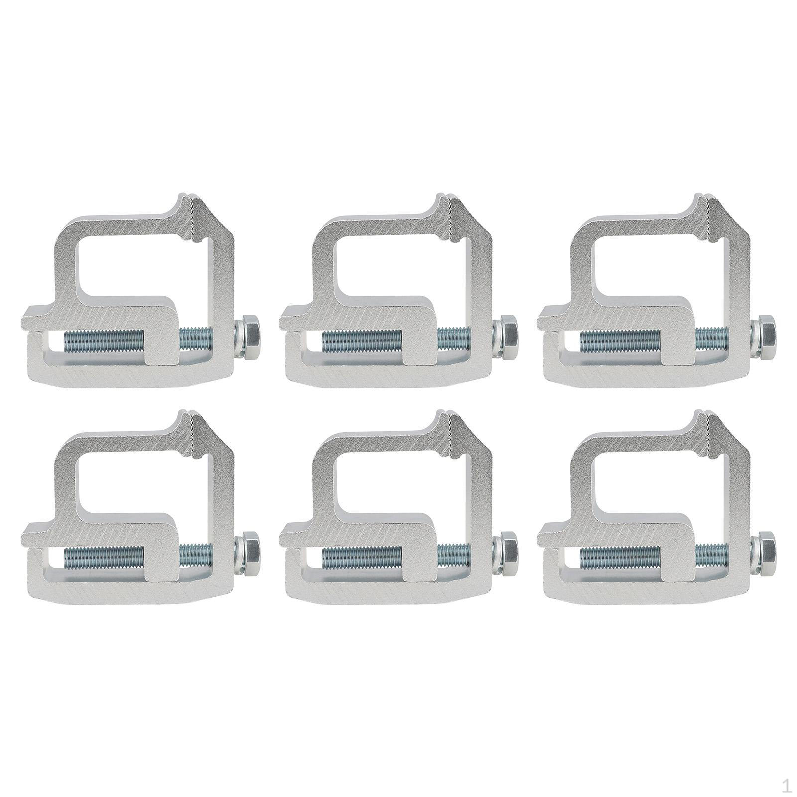 Heavy Duty Mounting Clamps forPick 6Pcs