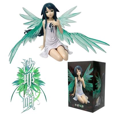 12cm Anime The Song Saya Peripheral Uta Pure Love Girl Model Kawaii Action Figure Collection Toys Gifts PVC of No Poseable Articulated Scale Detailed