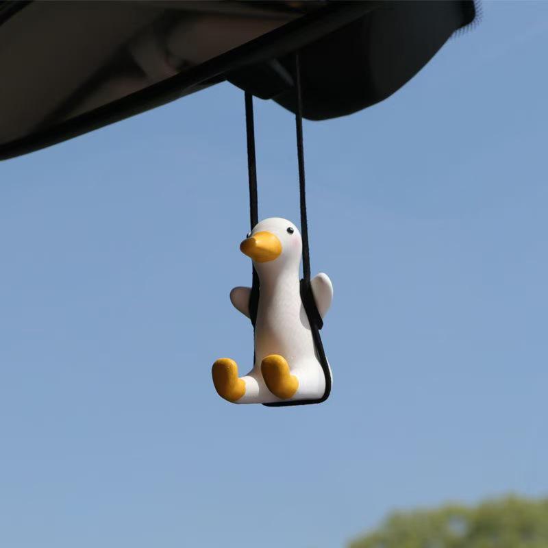 Car-mounted Yellow Duck Swing Pendant for Interior Decoration