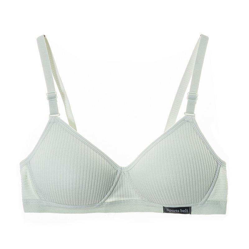 Southeast Asia Women's Cotton Wireless Uplift Bra - Simple, Thin & Comfortable for Students