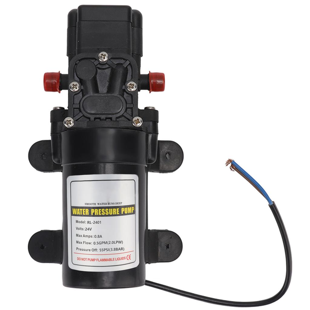 Wasserdruck-Membranpumpe Selbstansaugende Membranpumpe Hochdruck-Wasserpumpe für Außenbereich RL 2401 24V