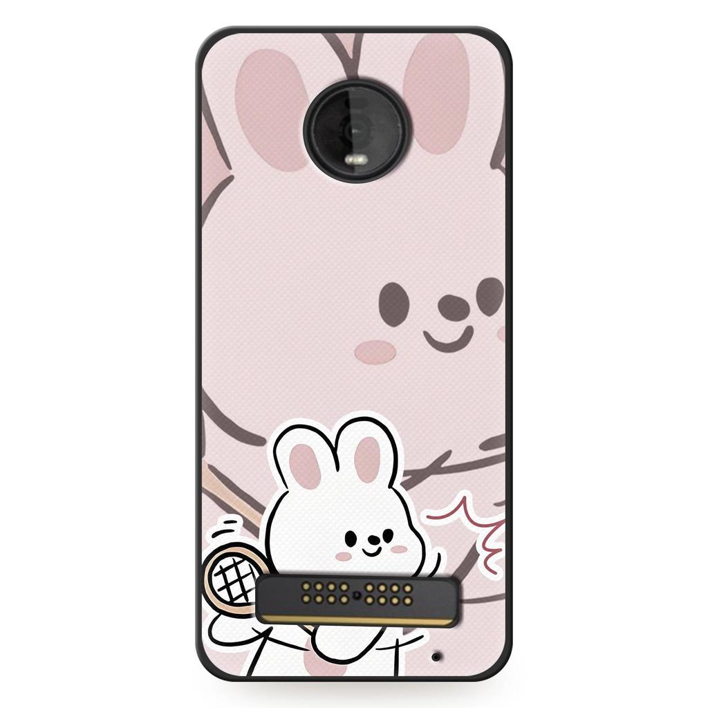 Cartoon Stoßfestes Handyhülle Für MOTO Z4 Play Graffiti Modedesign Wasserdicht Schmutzabweisend Anti-Knock TPU Langlebig