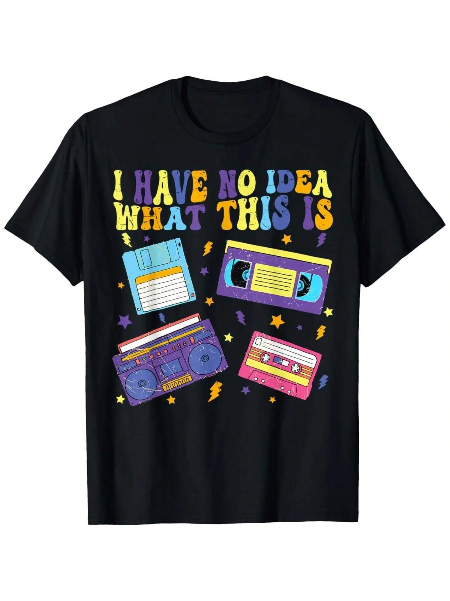 I Have No Idea What This Is Vintage 70s 80s 90s Retro T-Shirt S