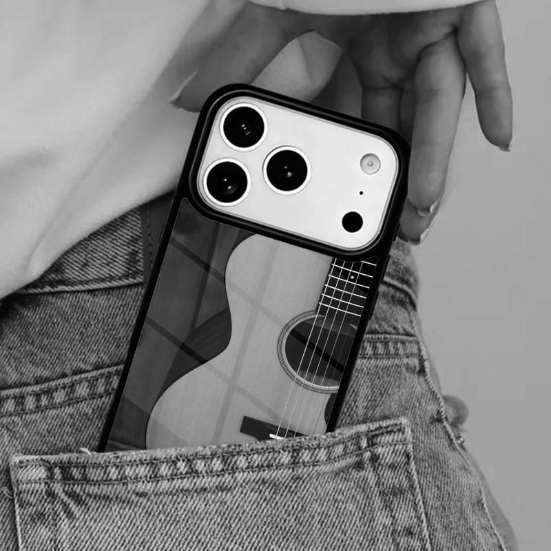 Musical Violin Guitar Phone Case for iPhone 17ProMax 12 13 14 15 16e 17 Pro Max Plus Air Cover