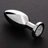 Anal Jewel Plug Butty L 9 X 3.8cm Transparent - Triune - Anal Jewelry