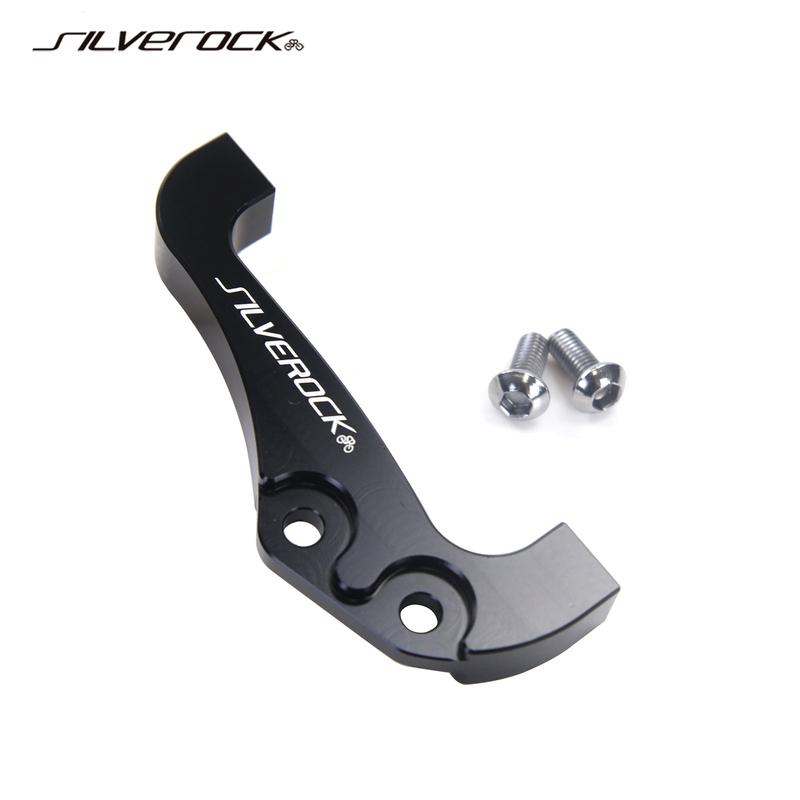 SILVEROCK Frame Rear Triangle Rotor Adapter 140mm for Storm P8 Blast Vigor 412 Folding Bike Convert V Brake to Disc Brake