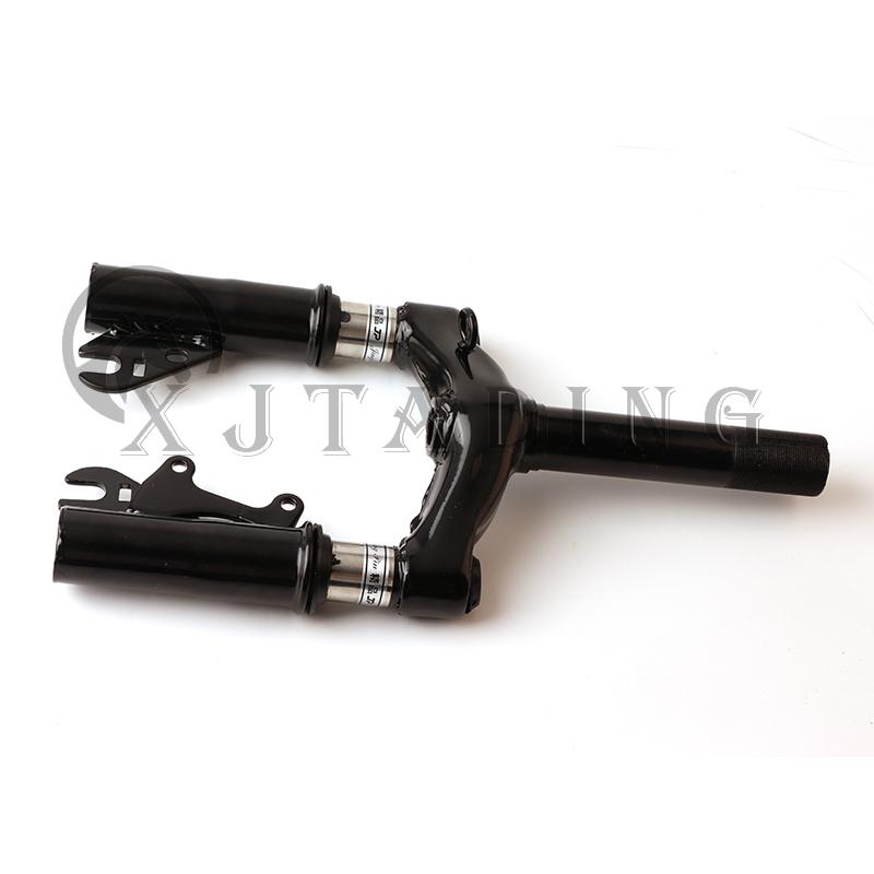 10 inch front hydraulic shock absorber front fork for electric scooter fixed rod motorcycle disc brake front fork parts