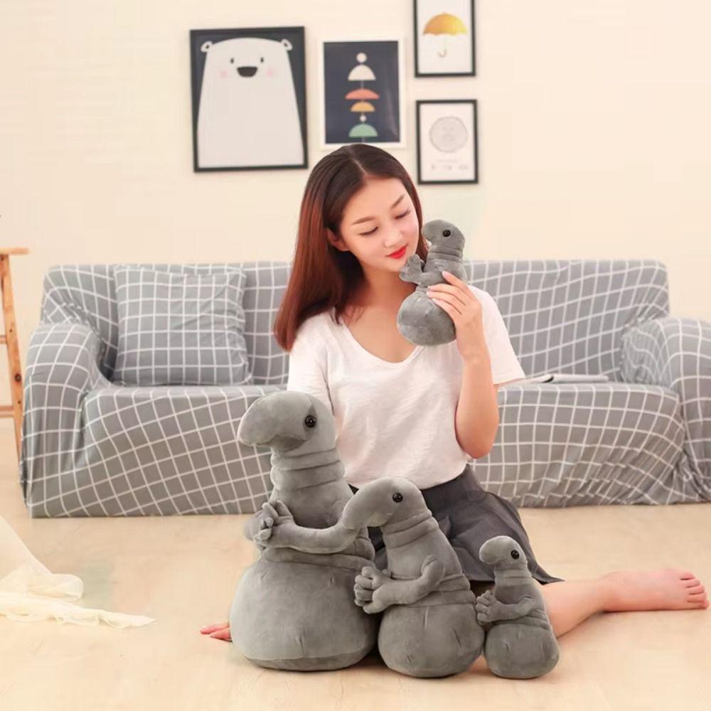 20cm/35cm/45cm Alien Plush Doll The Russian Zhdun Plush Statue Doll Monster Plush Toy Holiday Gift