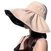 Women S Uv Protection Empty Top Sun Hat Portable Ponytail Summer Cap