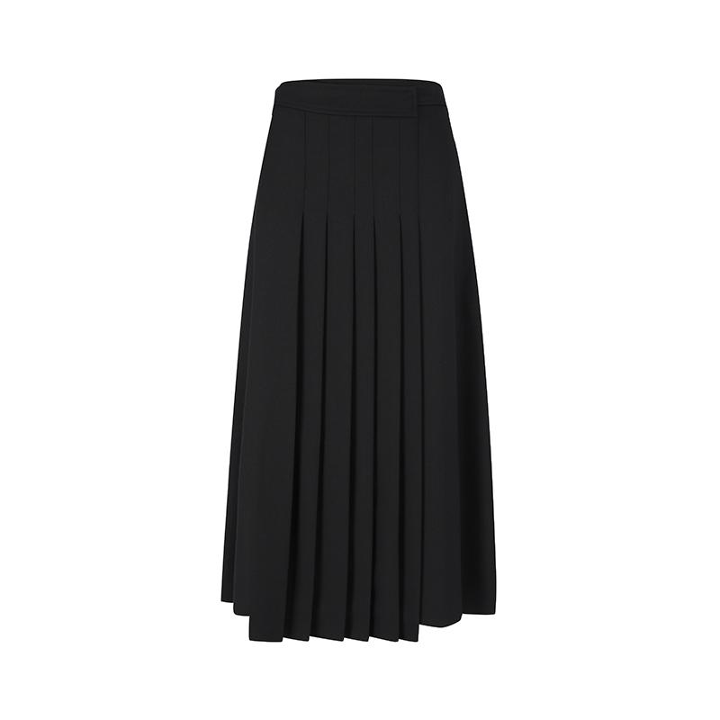 VISITINNEWYORK Pleated Long Skirt (Va2Sr21)