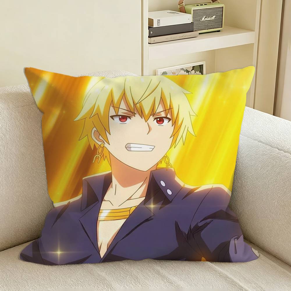 Rin Tohsaka FATE Anime Saber Square Sofa Pillow Cover Solid Color Living Room Home Decor Cushion Case