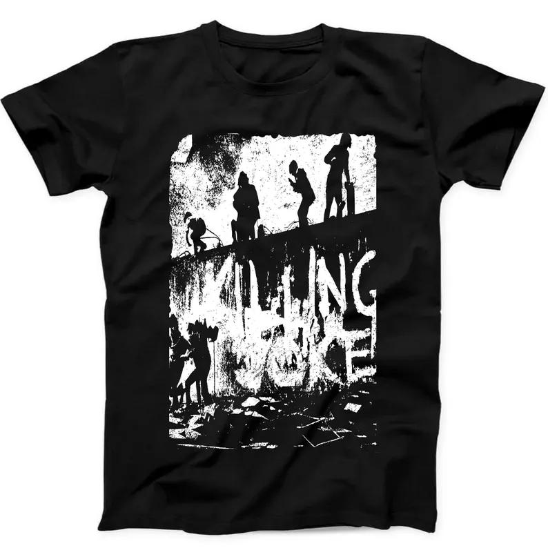 

Killing Joke Punk Rock Debut Album Music Selection Gift Black T-shirt, Pure Cotton Couple All-Season Streetwear Shirt - Men s... S разноцветный