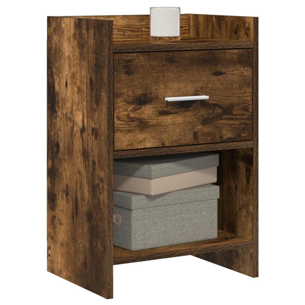 Nightstands Smoked Oak 40 x 30 x 60 cm Particleboard