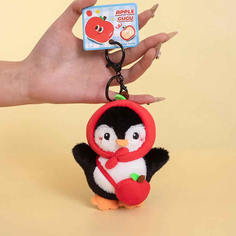 Adorable Penguin Keychain Plush Doll for Backpack or Bag