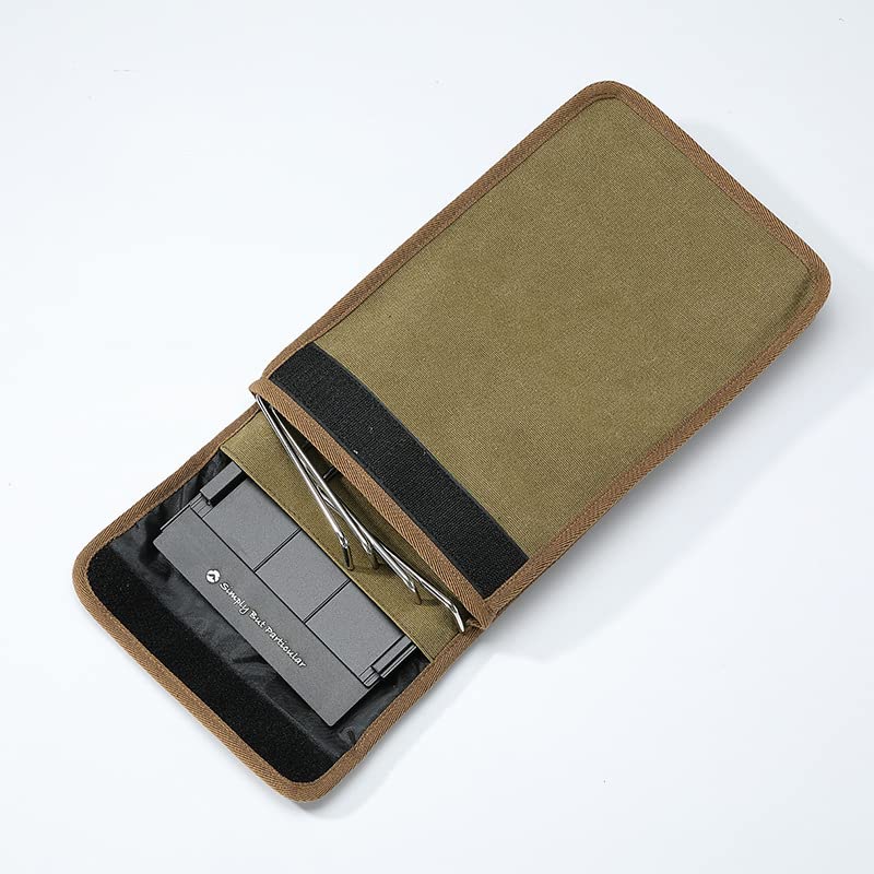 CAMPING MOON Solo Kitchen for Esbit Solo Table Aluminum Alloy with Storage Bag Black Black Gear SK-9S